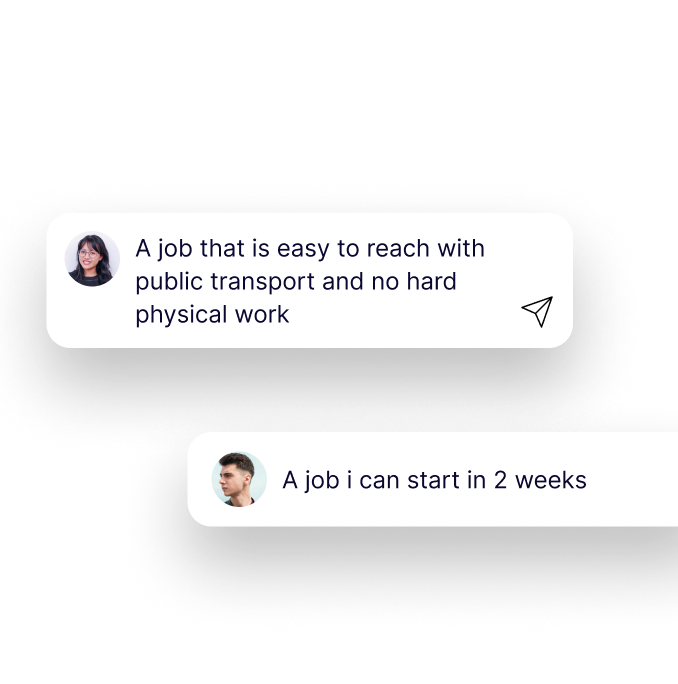 Conversational job board