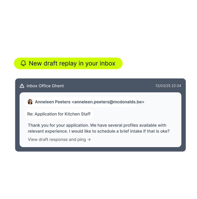 Prepare draft replies